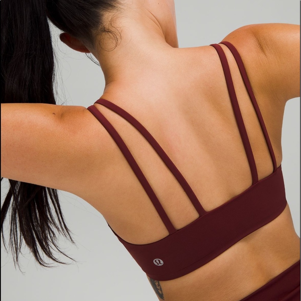 Lululemon Like a Cloud Bra, Red Merlot, size 6